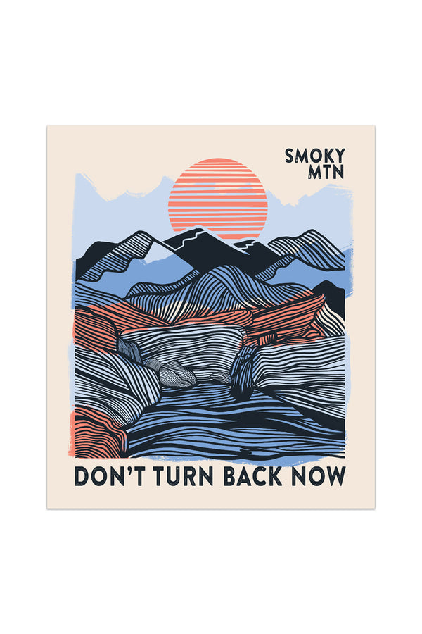 Don't Turn Back Now Sticker