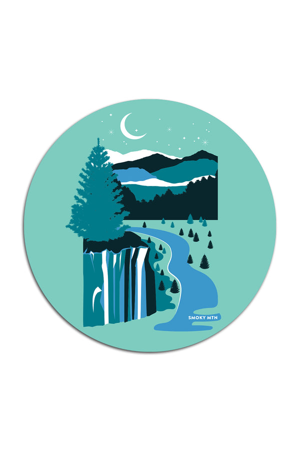 Moon River Sticker