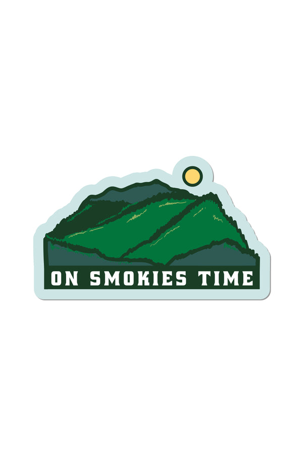 On Smokies Time Sticker